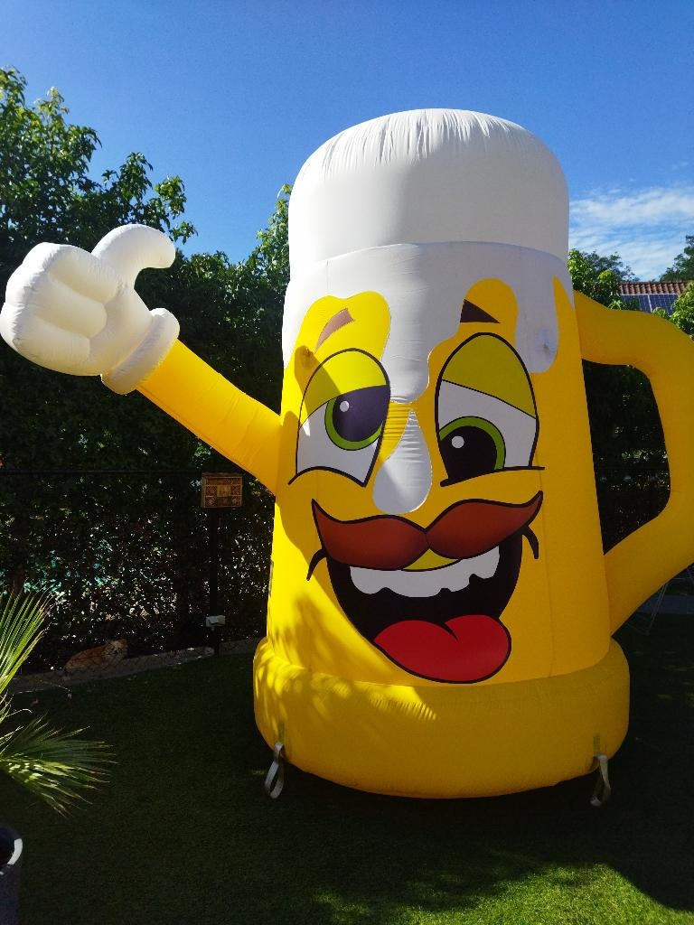 Springkasteel / blower / luchtkasteel / versiering, Ophalen, Zo goed als nieuw, Versiering