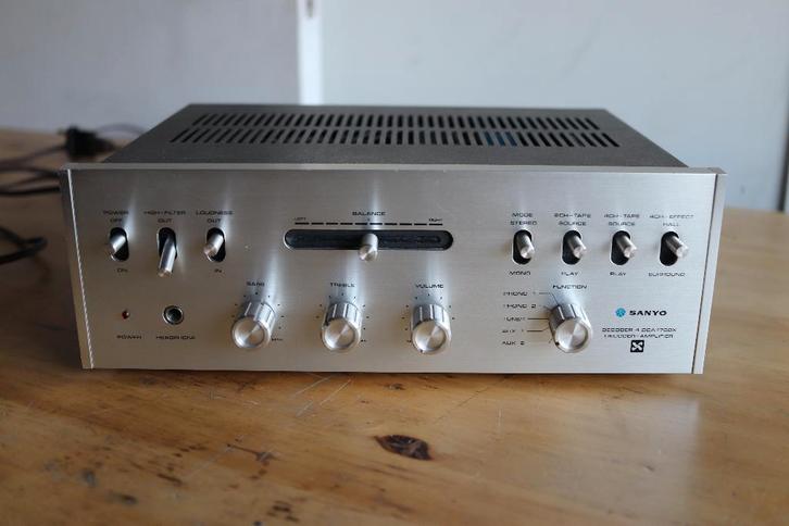 Sanyo DCA-1700X (met 4channel decoder), Audio, Tv en Foto, Versterkers en Ontvangers, Gebruikt, Stereo, Minder dan 60 watt, Overige merken
