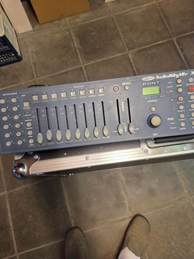 SHOWTEC Scanmaster 3 DMX Scanner Controller + Joystick, Ophalen, Gebruikt