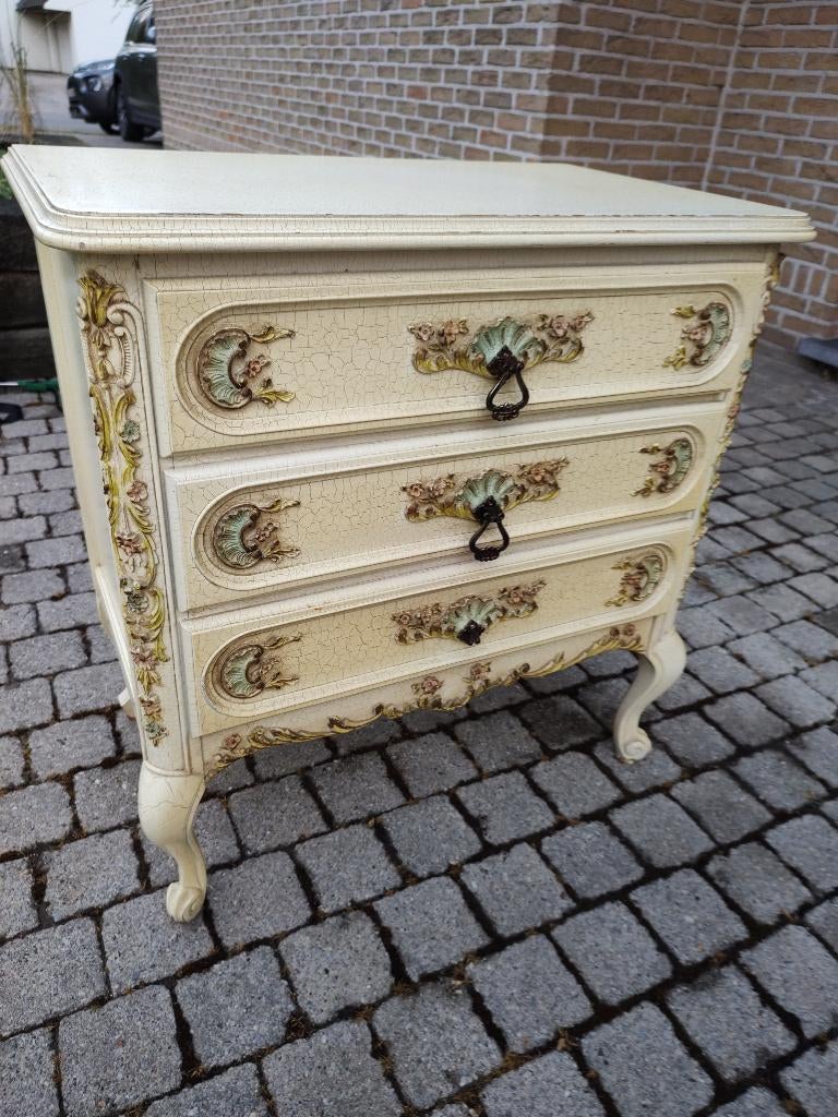 Barok Nachtkastje/Commode met karakter, Antiek en Kunst, Antiek | Meubels | Kasten, Ophalen