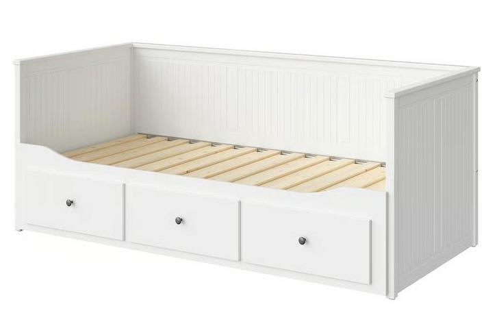 Lit Ikea Hermes Blanc 80x200 cm, Enfants & Bébés, Chambre d'enfant | Lits, Comme neuf, 180 cm ou plus, 70 à 85 cm, Sommier à lattes