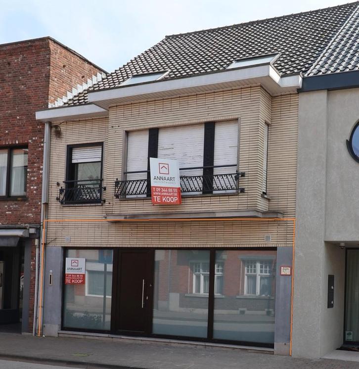 Handelspand + appartement - opbrengsteigendom te Assenede, Immo, Huizen en Appartementen te koop, Provincie Oost-Vlaanderen, 200 tot 500 m²