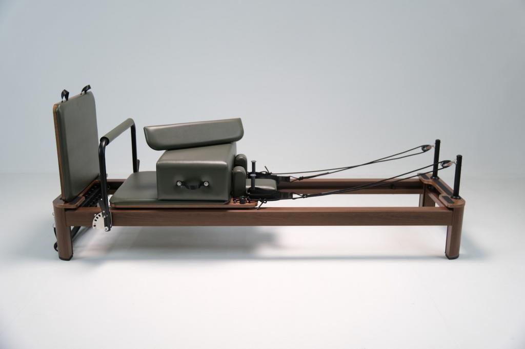 Réformateur en aluminium avec motif en bois, Sports & Fitness, Yoga & Pilates, Enlèvement