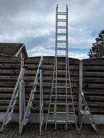 Quatre échelles en aluminium, Bricolage & Construction, Pliable ou rétractable/escamotable, Comme neuf, Échelle, Enlèvement