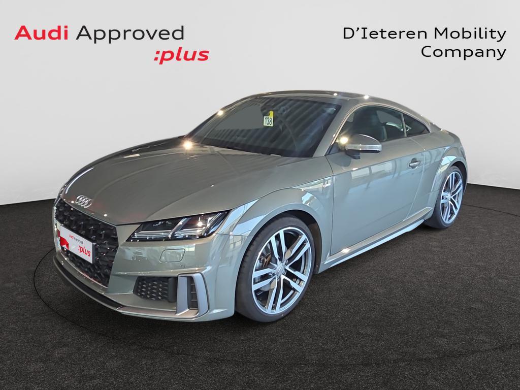 Audi TT CoupÃ© TT CoupÃ© 40 TFSI S line S tronic (EU6AP), Argent ou Gris, Cruise Control, Automatique, https://public.car-pass.be/vhr/ab7b8cb7-4da6-4664-a323-4784dad97244