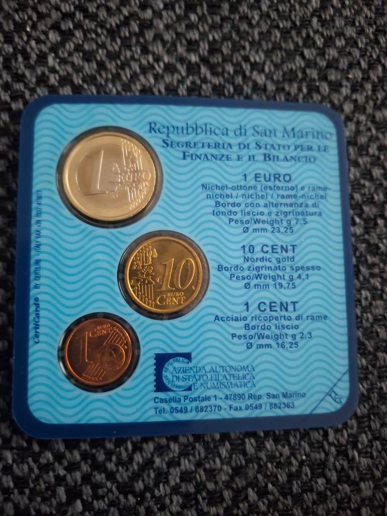 San Marino muntenset, Postzegels en Munten, Munten | Europa | Euromunten, Ophalen, San Marino