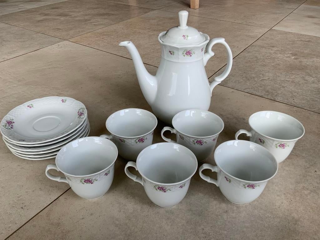 Thun theeservies 6x service ancien à thé, Antiek en Kunst, Antiek | Servies compleet, Ophalen of Verzenden