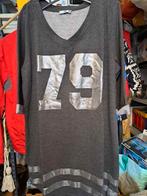 2x Sweatjurk, huisjurk, roze met zakken of grijs, mt 42/44, Vêtements | Femmes, Robes, Enlèvement ou Envoi, Comme neuf, Taille 42/44 (L)