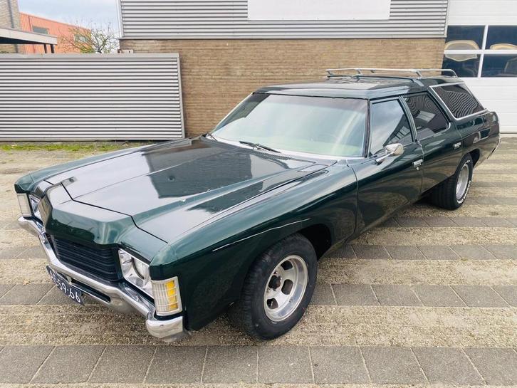 Chevrolet KINGSWOOD V8 Big Block 1971 LPG, Auto's, Chevrolet, Te koop, Overige modellen, LPG, Break, 4 deurs, Automaat, Groen