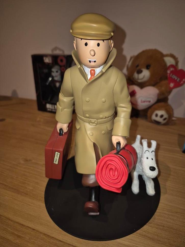 Tintin et Milou - figurine de collection 21 cm, Verzamelen, Stripfiguren, Kuifje, Ophalen of Verzenden