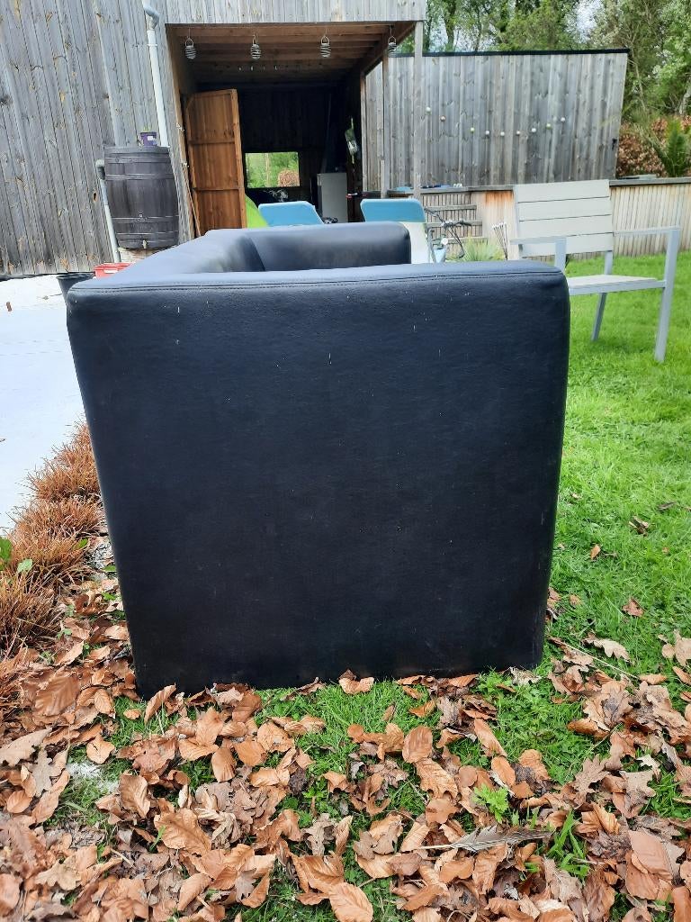 Gratis Lederen zetel, Ophalen, Gebruikt, Minder dan 75 cm, Tweepersoons