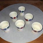 Boerenbont 6 eierdopjes. BOCH, Antiek en Kunst, Ophalen of Verzenden