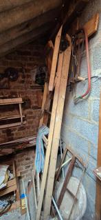 Escabeau en bois, Enlèvement, Utilisé, Échelle, 2 à 4 mètres