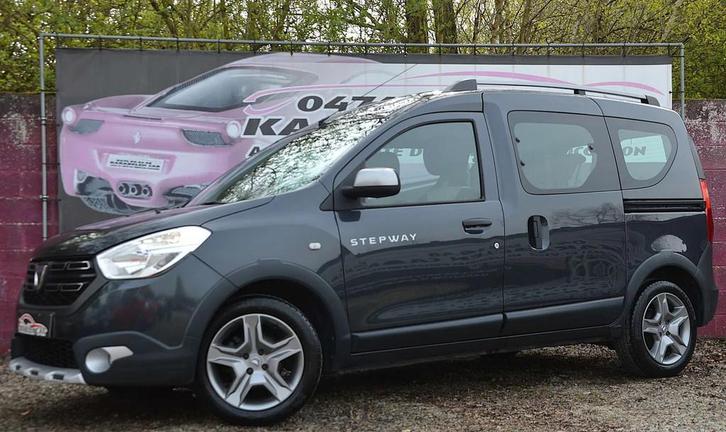 Dacia Dokker Stepway 1.6i NAV SENS AR CLIM CRUIS 43.944KM, Autos, Dacia, Entreprise, Achat, Dokker, ABS, Airbags, Air conditionné