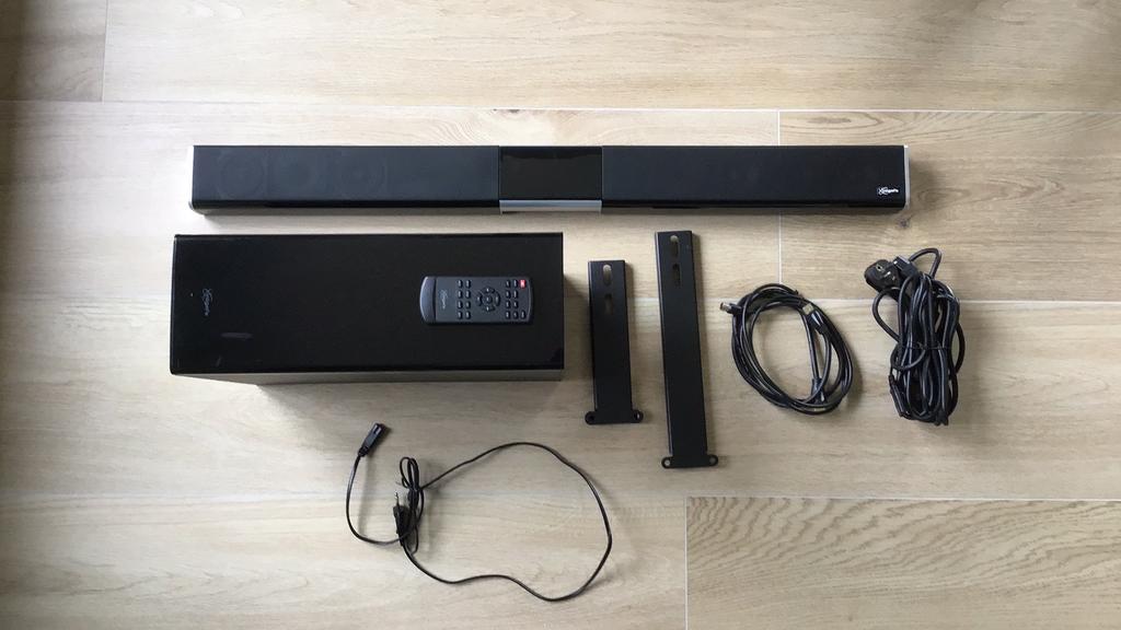 Vogel’s saundbar + bassbox, Ophalen, Zo goed als nieuw