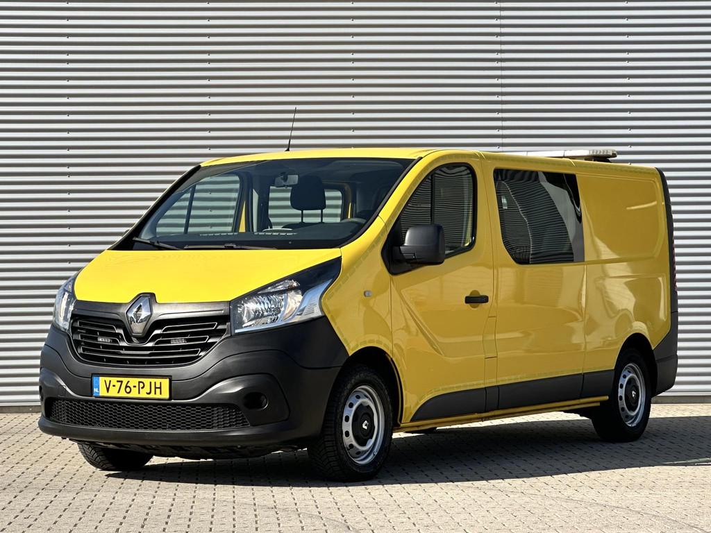 Renault Trafic 1.6 dCi L2 DC Dubbele cabine MARGE BTW VRIJ, Auto's, Voorwielaandrijving, Stof, Euro 6, Renault