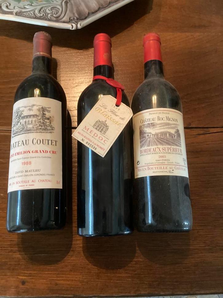 Oude flessen wijn, Verzamelen, Wijnen, Zo goed als nieuw, Ophalen