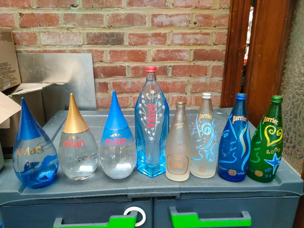Evian,Vittel,Bru en Perrier verzamelobjecten., Verzamelen, Ophalen, Nieuw, Flesje(s), Overige merken