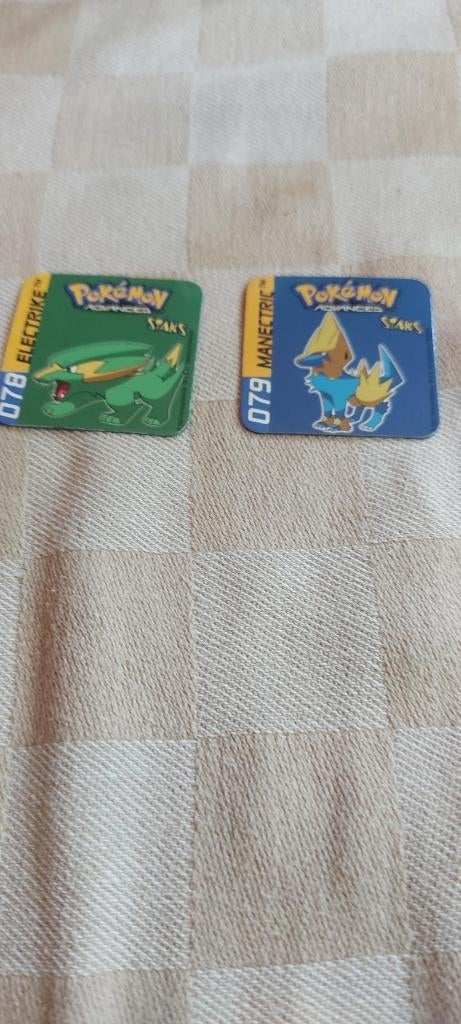 magneten speelgoed pokemon panini staks Electrike Manectric, Ophalen of Verzenden