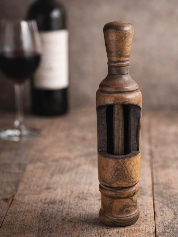 Antieke houten kurkinzetter – wijn tool – vintage decor, Verzamelen, Wijnen, Gebruikt, Overige typen, Overige gebieden, Vol, Ophalen of Verzenden
