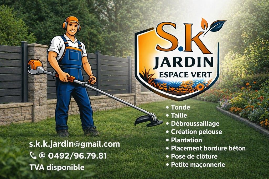 Jardinier & pose de clôture, Jardin & Terrasse, Gazon & Gazon artificiel, Enlèvement ou Envoi