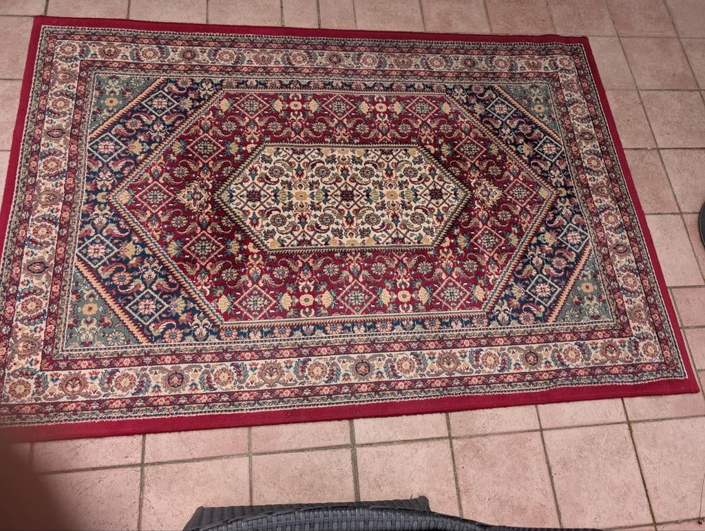 Tapijt, Enlèvement, Comme neuf, Rouge