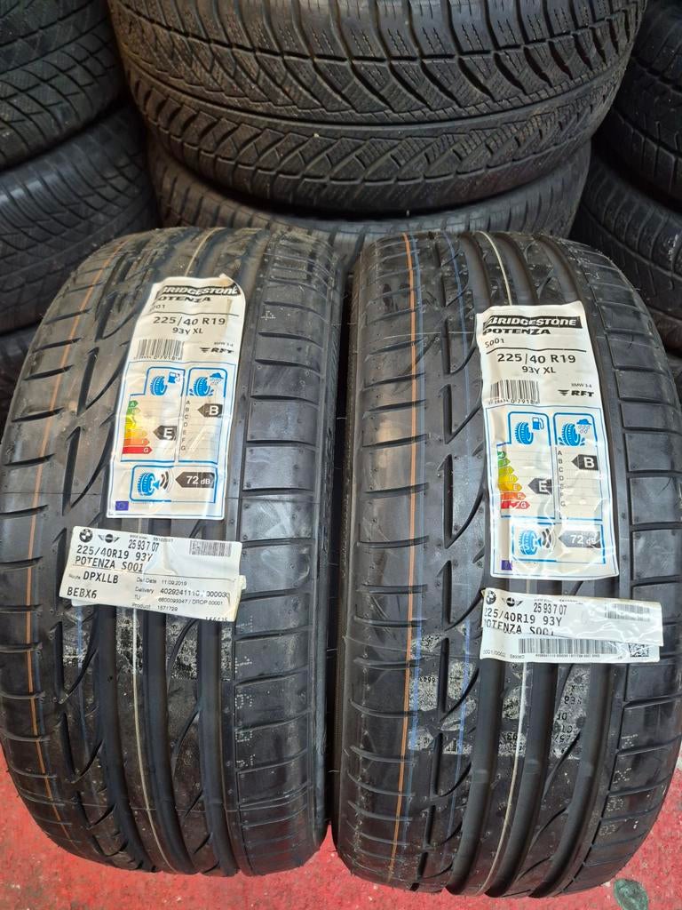 2 banden New Bridgestone Potenza 225/40/19 93Y RFT starry, Auto-onderdelen, Overige Auto-onderdelen, Nieuw, Ophalen