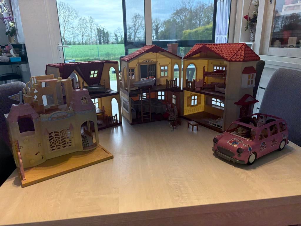 Sylvanian huis + accessoires, Ophalen, Gebruikt, Accessoires
