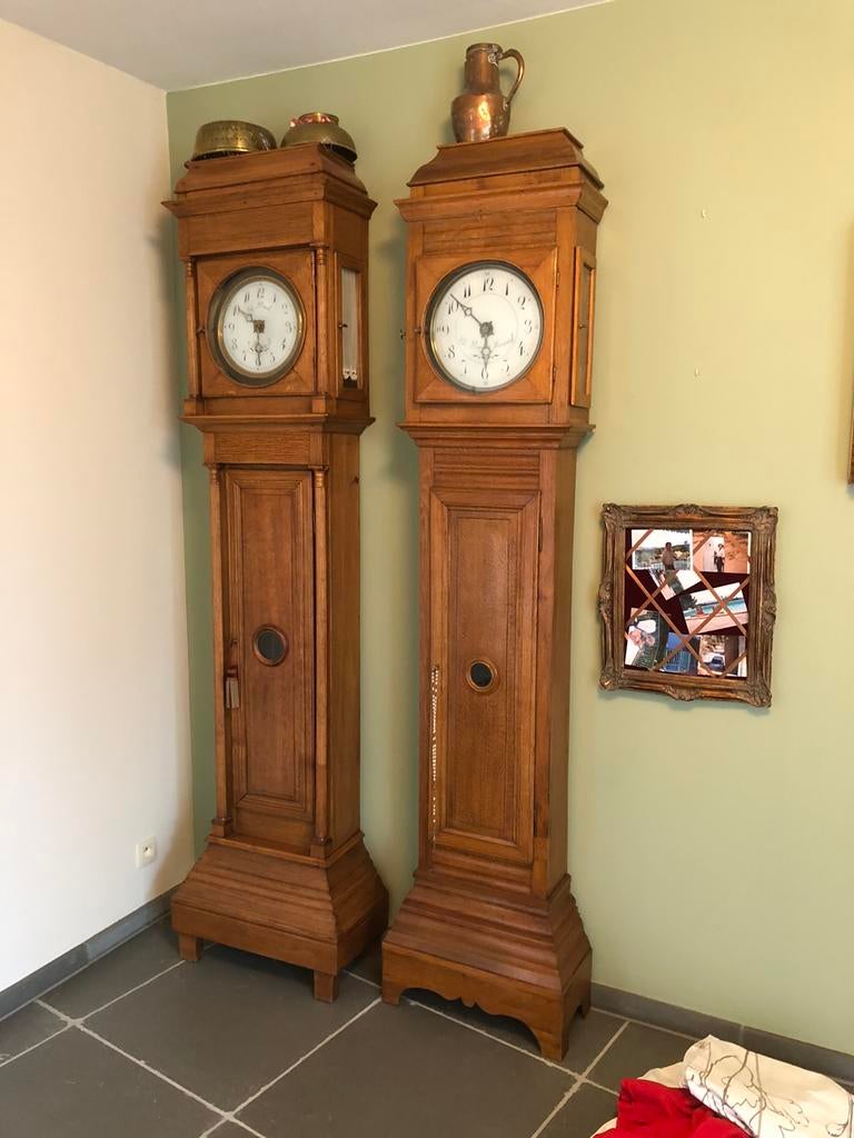 Antieke staande klokken, Ophalen