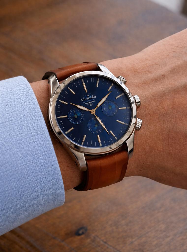 Montre pour homme Fossil NEW en cuir bleu marron, Bijoux, Sacs & Beauté, Montres | Hommes, Autres marques, Enlèvement ou Envoi