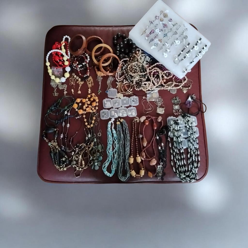 Groot lot sieraden , meer dan 100 stuks, Handtassen en Accessoires, Ophalen of Verzenden