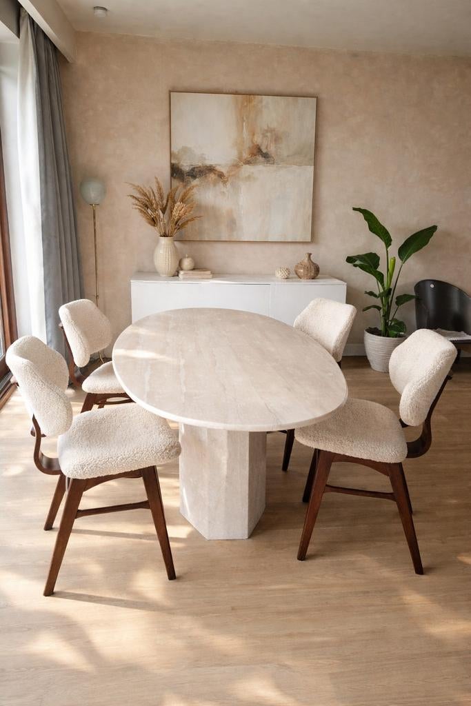 Chaises de salle à manger design exclusives — style Royal Pa, Enlèvement, Tissus, Vintage, Quatre