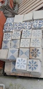 retro cementtegeltjes, vloertegels, Doe-het-zelf en Bouw, Tegels, Ophalen, Overige materialen, Gebruikt, Minder dan 20 cm