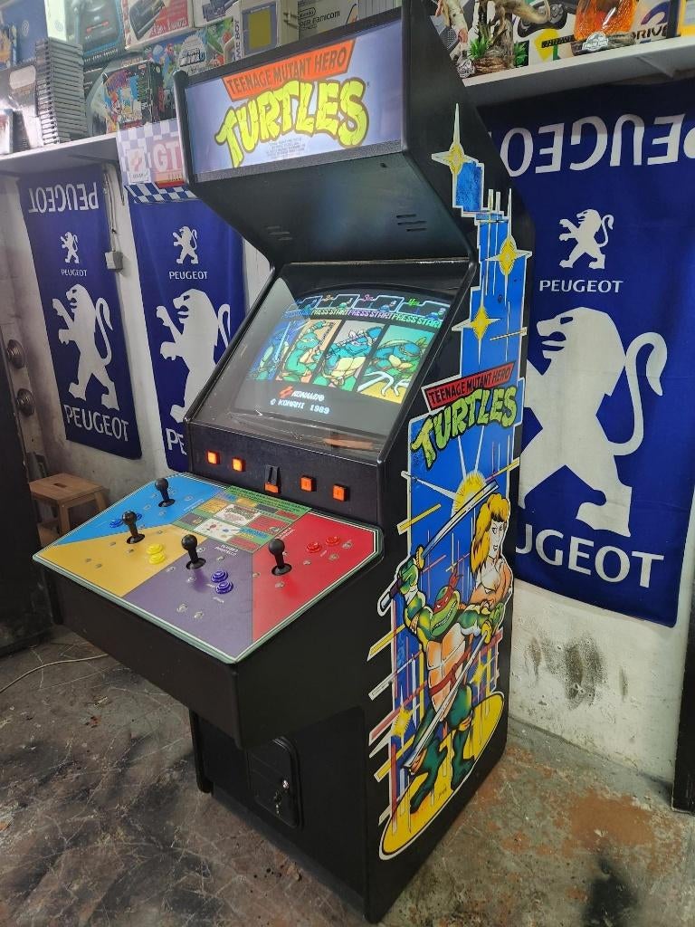 borne arcade turtle ninja  teenage mutant hero (konami ), Consoles de jeu & Jeux vidéo, Combat, Enlèvement, Utilisé, À partir de 3 ans