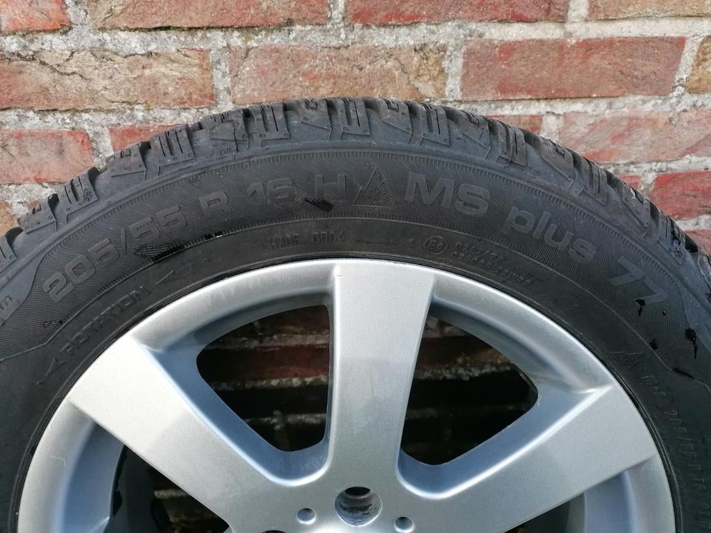 Jantes avec pneus d'hiver, Autos : Pièces & Accessoires, Pneus & Jantes, Jante(s), Pneus hiver, Enlèvement