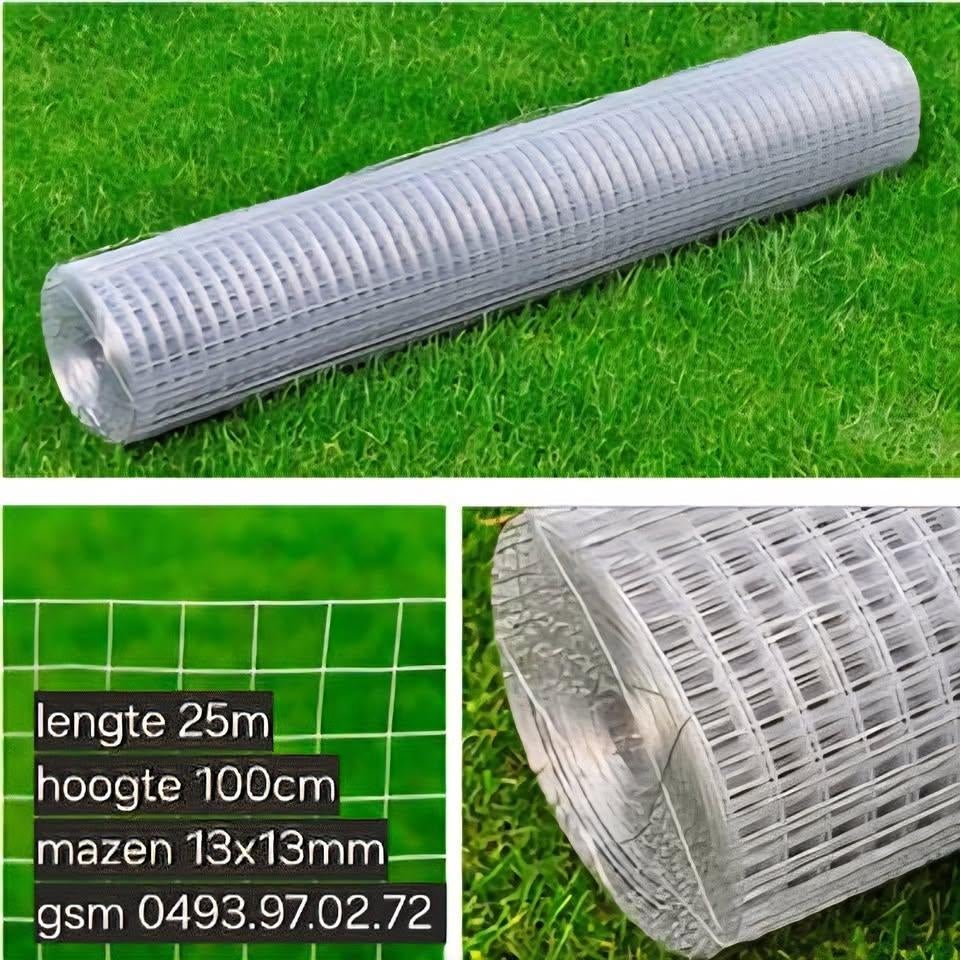 volieredraad nieuw op rollen van  10m en 25m, Tuin en Terras, Gaas en Draad, Ophalen, Nieuw, 20 meter of meer, Gaas