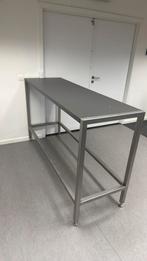 Stevige tafel op inox onderstel, Maison & Meubles, Tables | Dessertes, Enlèvement, Comme neuf