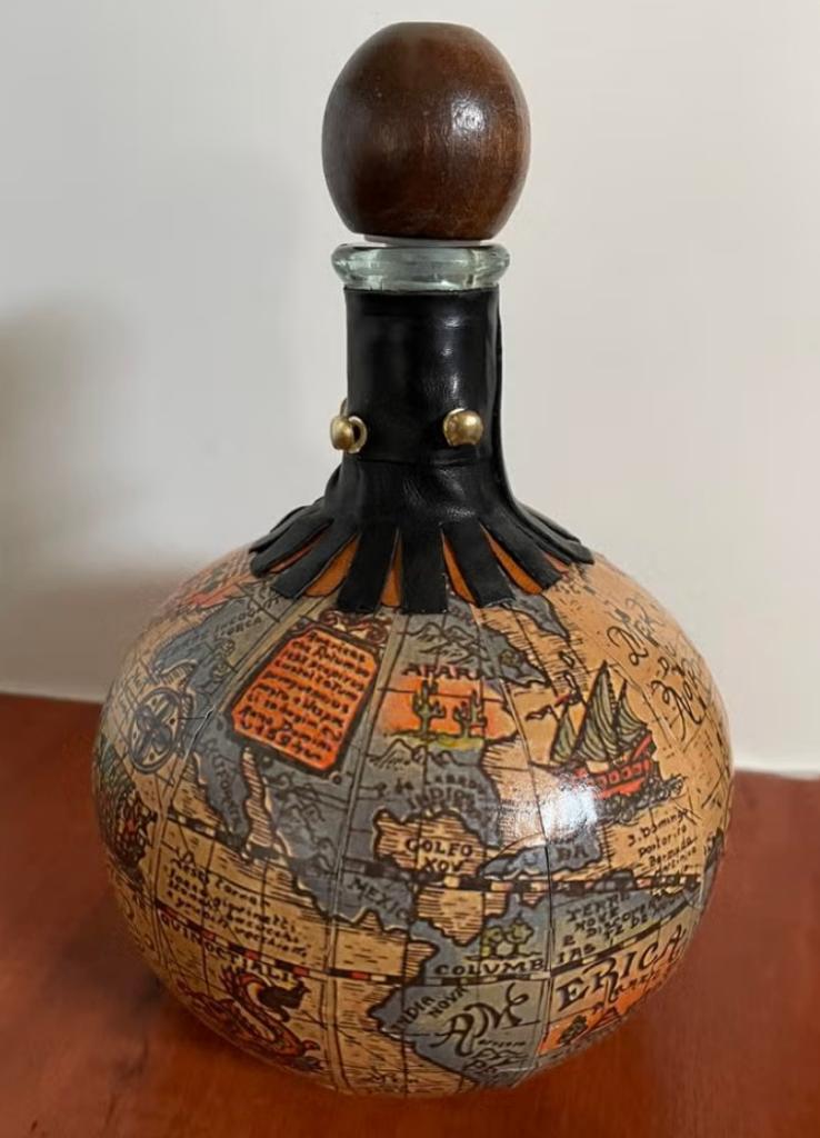 Vintage karaf met kurk er nog in, Antiek en Kunst, Antiek | Glaswerk en Kristal, Ophalen of Verzenden