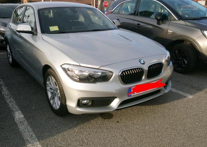BMW série 1- 118i 2018 131000 km gris clair, Autos, BMW, Particulier, Série 1, Bluetooth, Essence, Euro 6, Break, 5 portes, Boîte manuelle