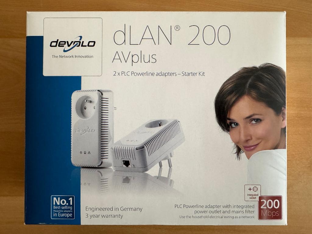 Devolo dLAN 200 AVplus Starter Kit, Computers en Software, Ophalen of Verzenden, Gebruikt, Devolo