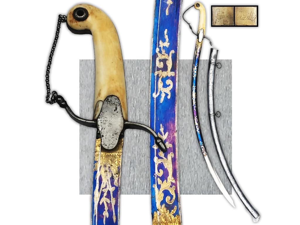 🚨ABBL Rare sabre Mamelouk de général BRUXELLES Leopold 1er, Envoi, Armée de terre, Épée ou sabre