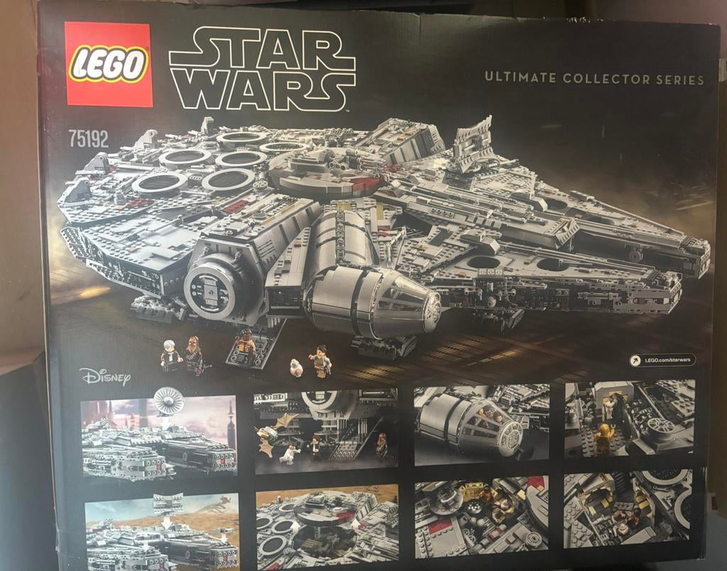 lego millennium falcon 75192, Ophalen, Zo goed als nieuw, Lego