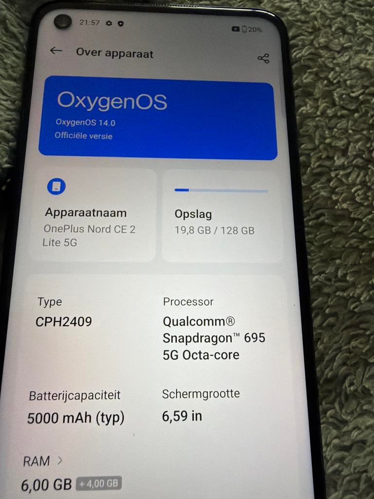 2x OnePlus Nord CE 2 Lite 5G – 128GB – Goede staat, Ophalen, Zo goed als nieuw