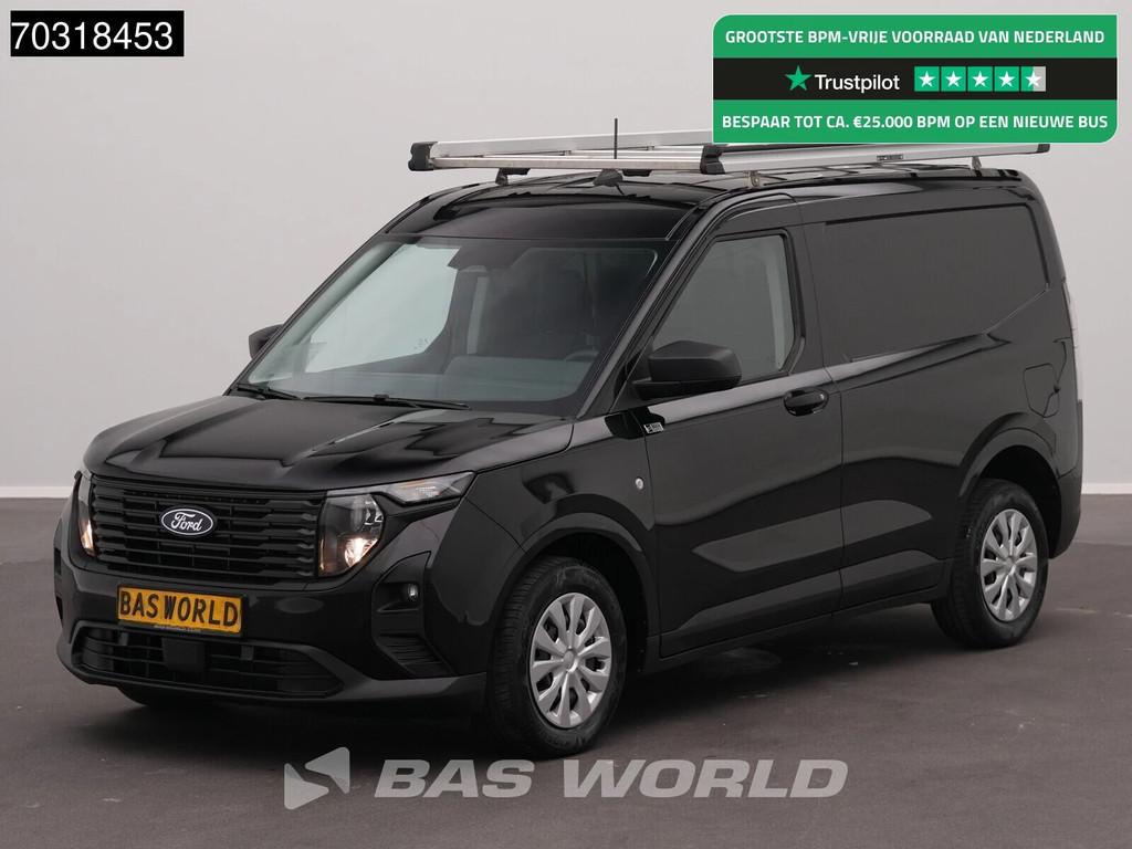 Ford Transit Courier 100pk Benzine L1H1 Airco Cruise Imperia, Stof, Gebruikt, Euro 6, Zwart