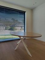 Ovale tafel, Huis en Inrichting, Tafels | Eettafels, Ophalen, Kunststof, Gebruikt, 100 tot 150 cm