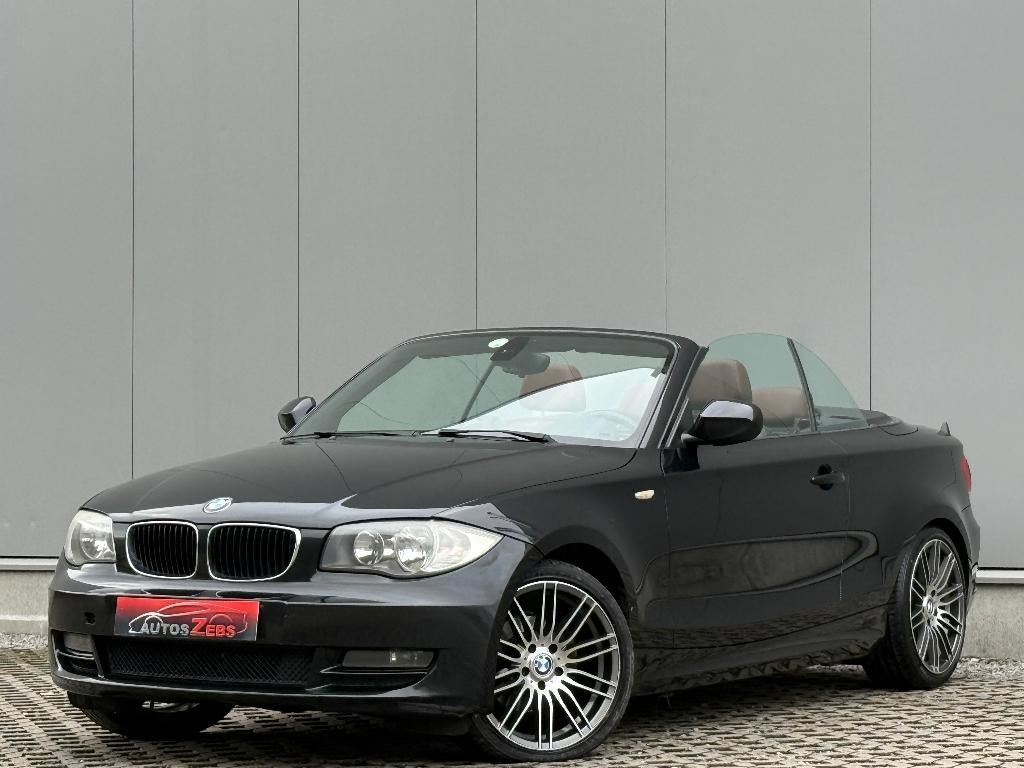 Bmw 118d Cabrio Cruise DigAirco Leder Euro5, Auto's, BMW, Bedrijf, Te koop, 1 Reeks, ABS, Airbags, Airconditioning, Alarm, Boordcomputer