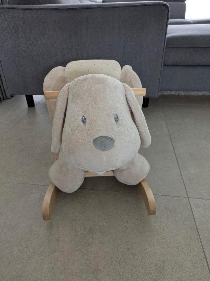 Schommelpaard Nattou, Kinderen en Baby's, Speelgoed | Hobbelfiguren, Zo goed als nieuw, Ophalen