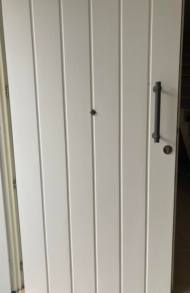 Voordeur, Ophalen, 80 tot 100 cm, 200 tot 215 cm, Hout