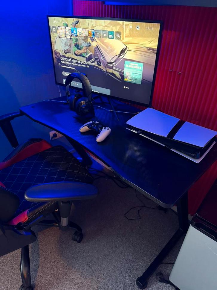 PS5 Pro 2TB + DualSense Edge + Complete Setup (4K/120Hz), Huis en Inrichting, Bureaus, Zo goed als nieuw, Bureau, Ophalen