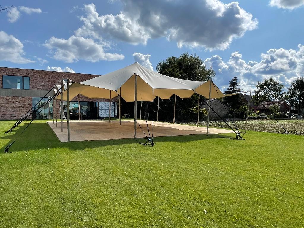 Stretchtent 10m x 15m (privé), Neuf, Enlèvement ou Envoi, 6 mètres ou plus, 2 mètres ou plus
